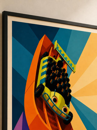 RC Racer Disneyland Paris Poster Print, Travel Poster