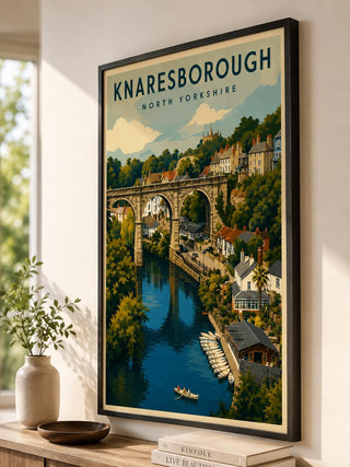 Knaresborough Print, North Yorkshire Wall Art