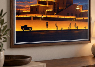 Disneyland Paris Hotel Santa Fe Print