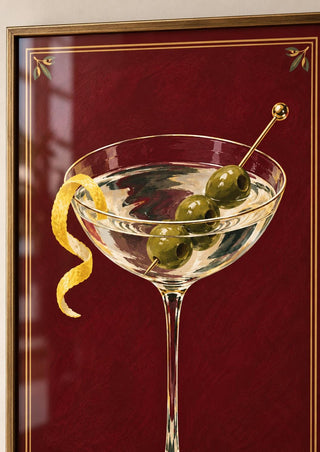 Martini Print, Luxury Cocktail Wall Art