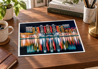 Disneyland Paris Hotel New York Art of Marvel Print