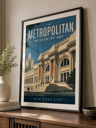 New York Museum Print Set | MoMA, Met & Guggenheim Wall Art