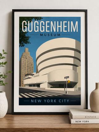 New York Museum Print Set | MoMA, Met & Guggenheim Wall Art