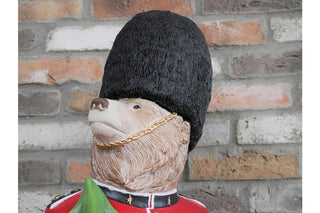Large Royal Guard Bear, Christmas Statue, Festive Decor image 4