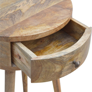 Nordic Circular Shaped Bedside Table, Bedroom Furniture image 5