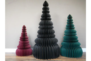 Paper Christmas Tree (90cm) - Purple image 3