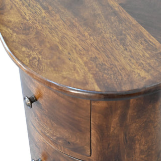 3 Drawer Chestnut Drum, Bedroom Furniture image 4