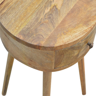 Nordic Circular Shaped Bedside Table, Bedroom Furniture image 3