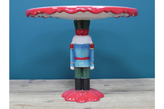 Nutcracker Cakestand - (Ceramic) Christmas Soldier Ornament image 4