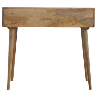 Gallery Back Shell Writing Desk, Solid Wood Furniture image 6