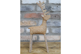 Set Of Two Stags, Christmas Ornaments, Home Decor image 1