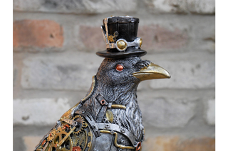 Steampunk Bird - Halloween Ornament image 3