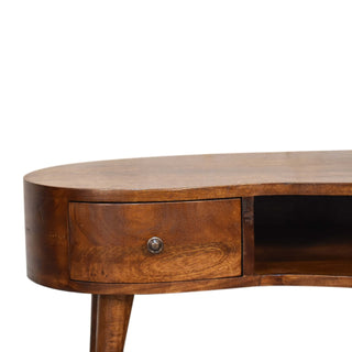 Mini Chestnut Wave Coffee Table, Living Room Furniture image 3