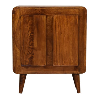 Mini Curved Chestnut Chest, Bedroom Furniture image 8